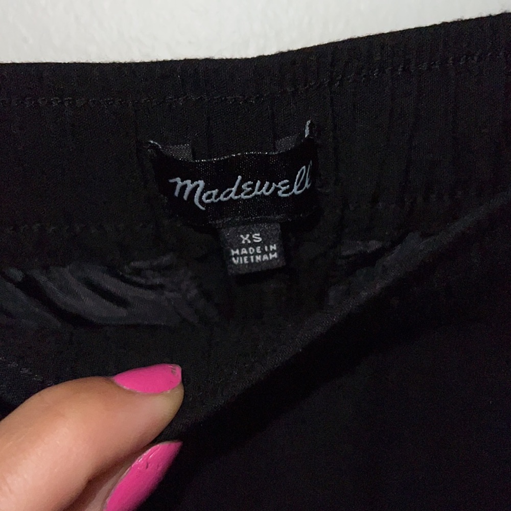🖤Madewell Black Cuffed Track Trousers - Picture 5 of 8